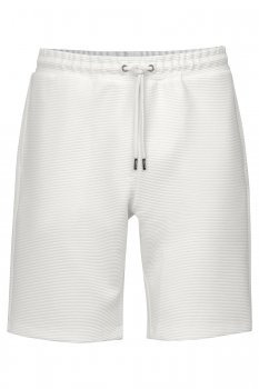 Pantaloni scurti oversize alb uni