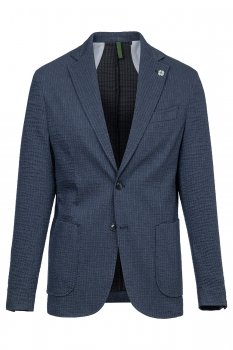 Sacou bleumarin uni