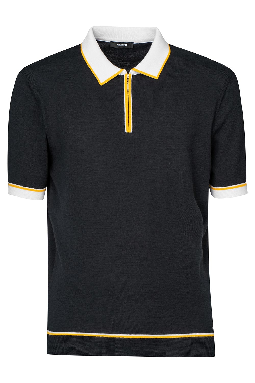 Tricou polo slim bleumarin 0