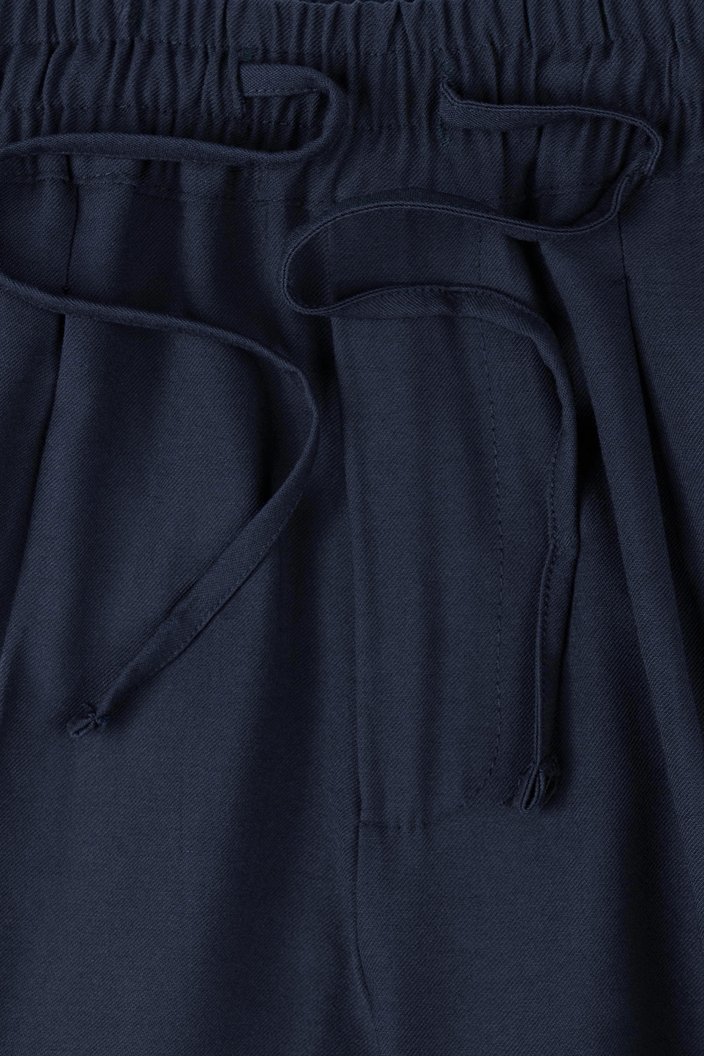 Pantaloni regular bleumarin uni 2