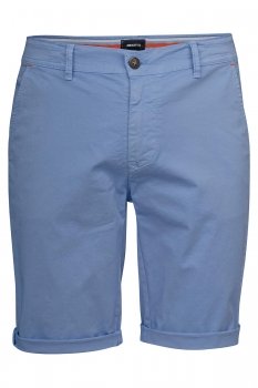 Pantaloni scurti slim bleu uni