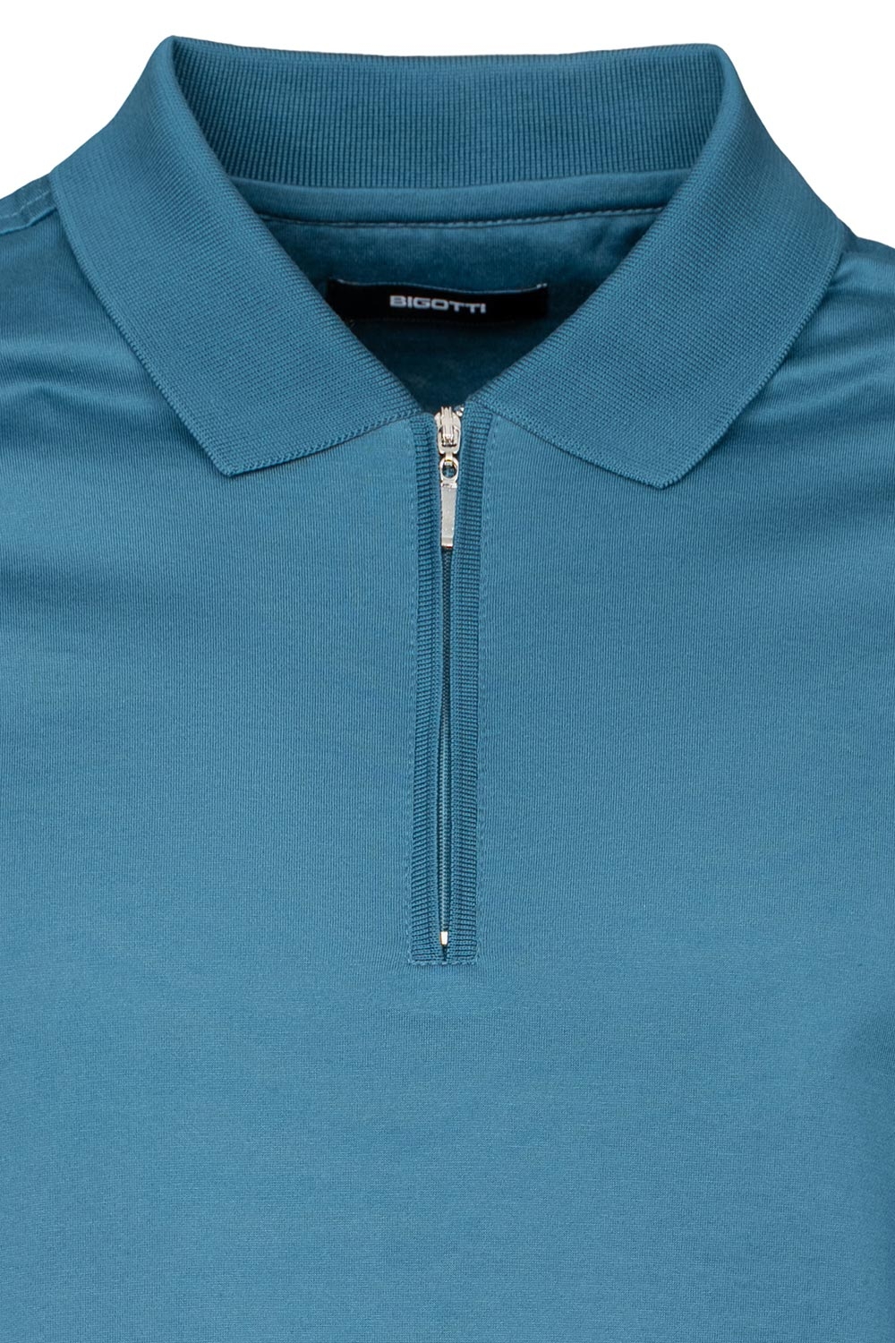 Blue plain t-shirt 1