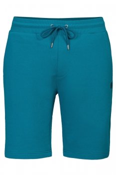 Pantaloni scurti slim bleu uni