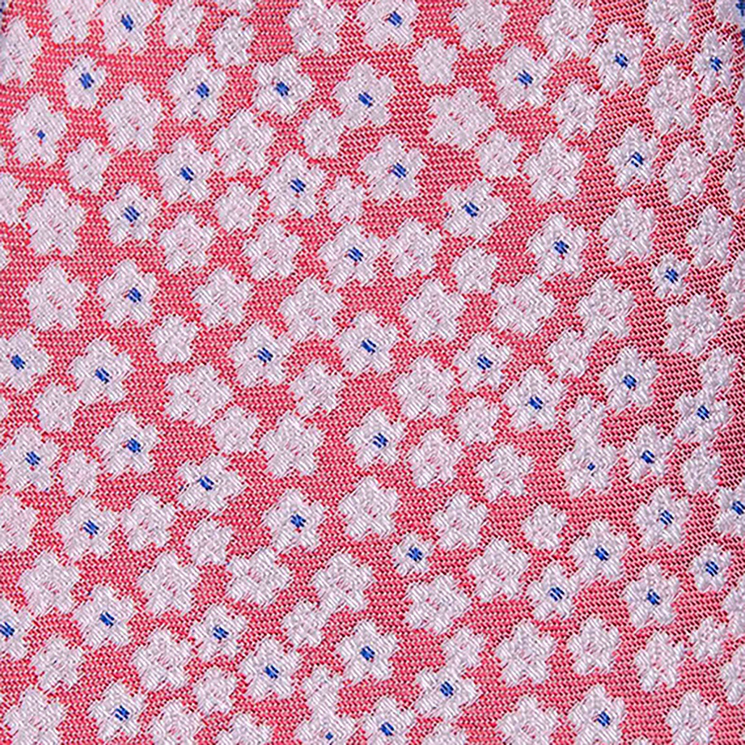 Cravata roz print floral 1