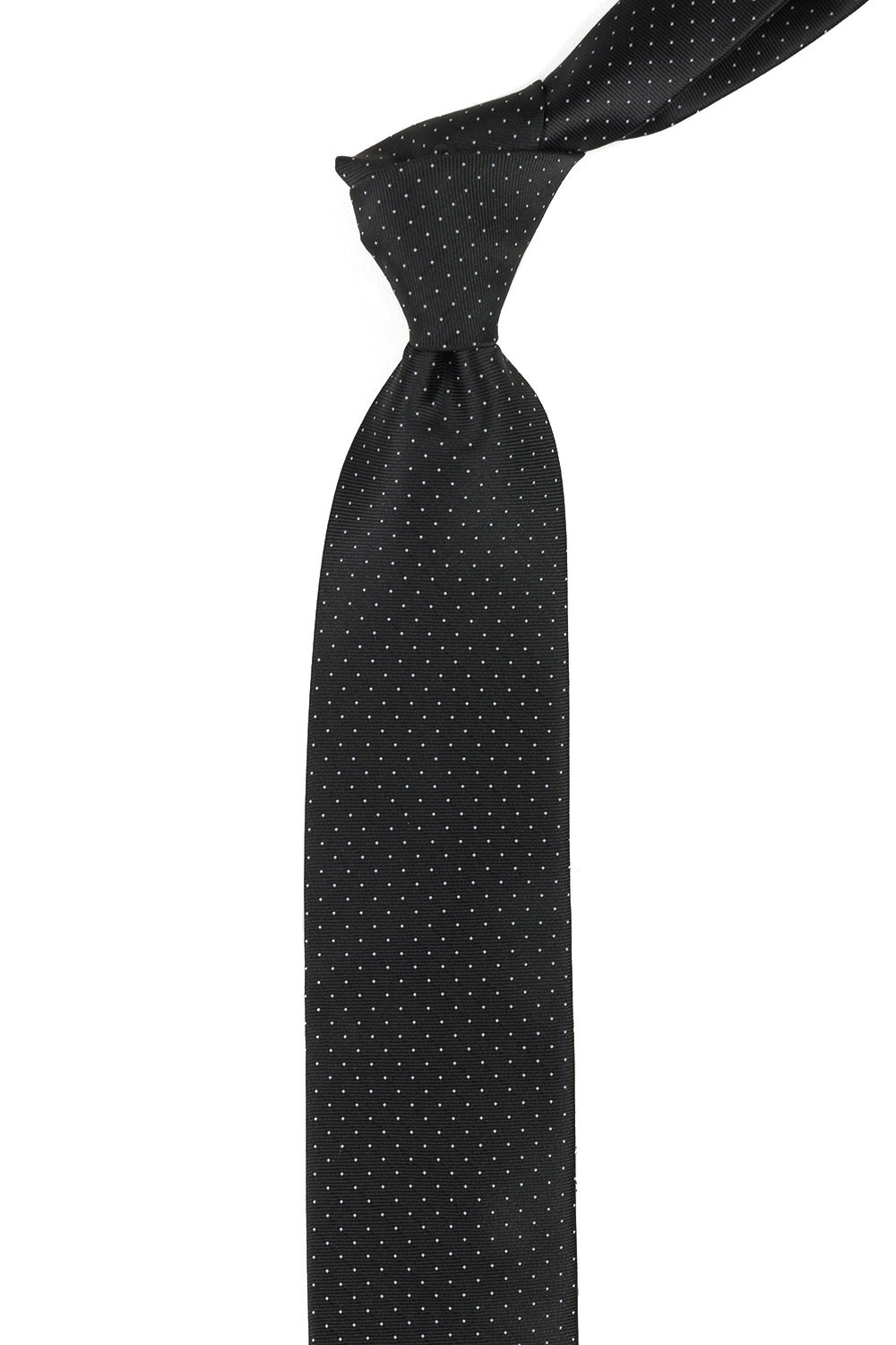 Cravata neagra print geometric 1