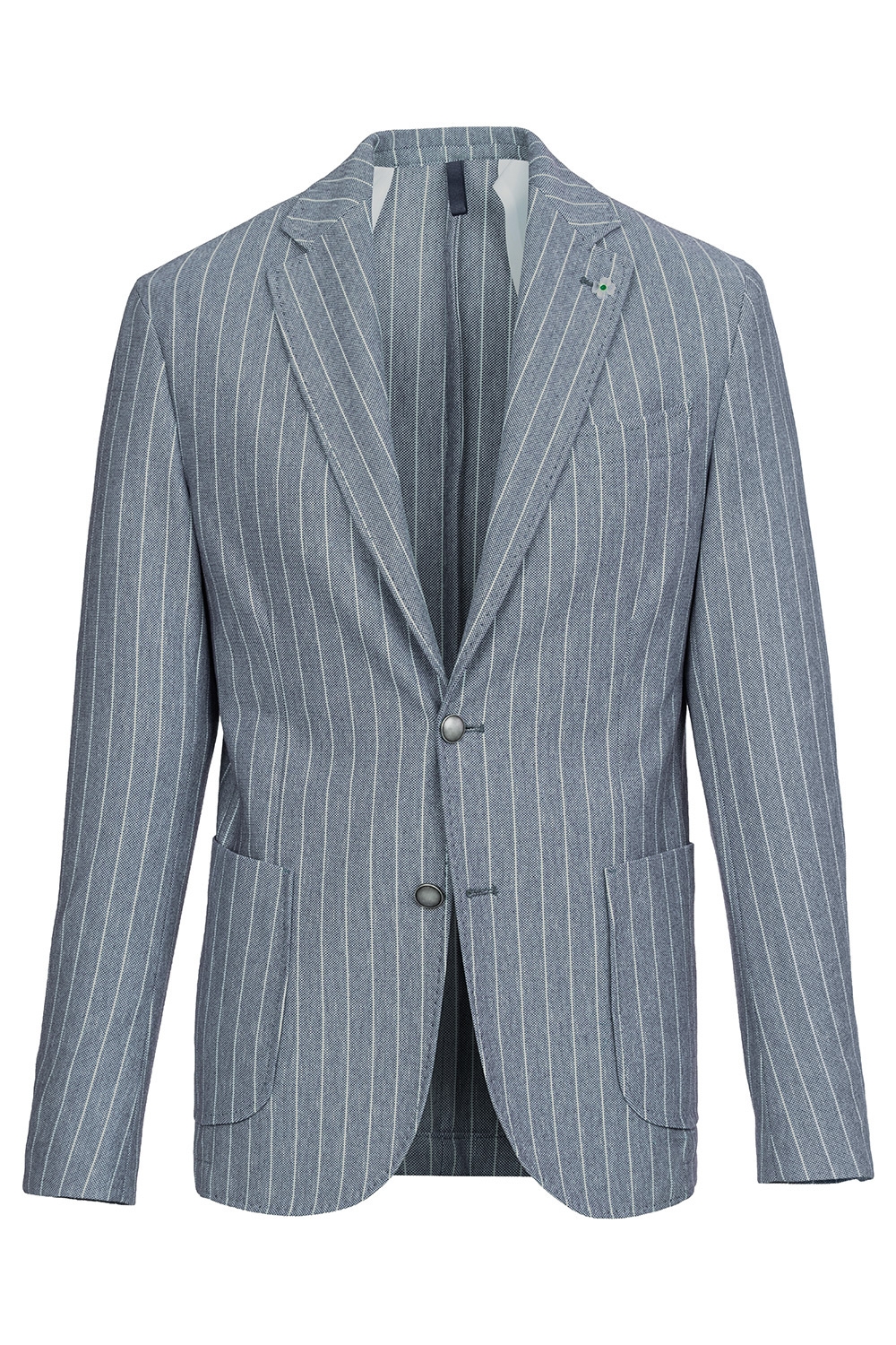 Slim body grey stripe blazer 1