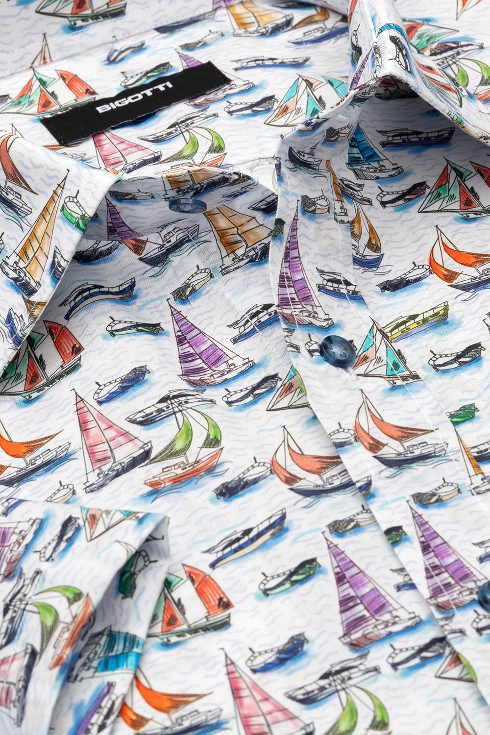 Camasa shaped alba print floral 1