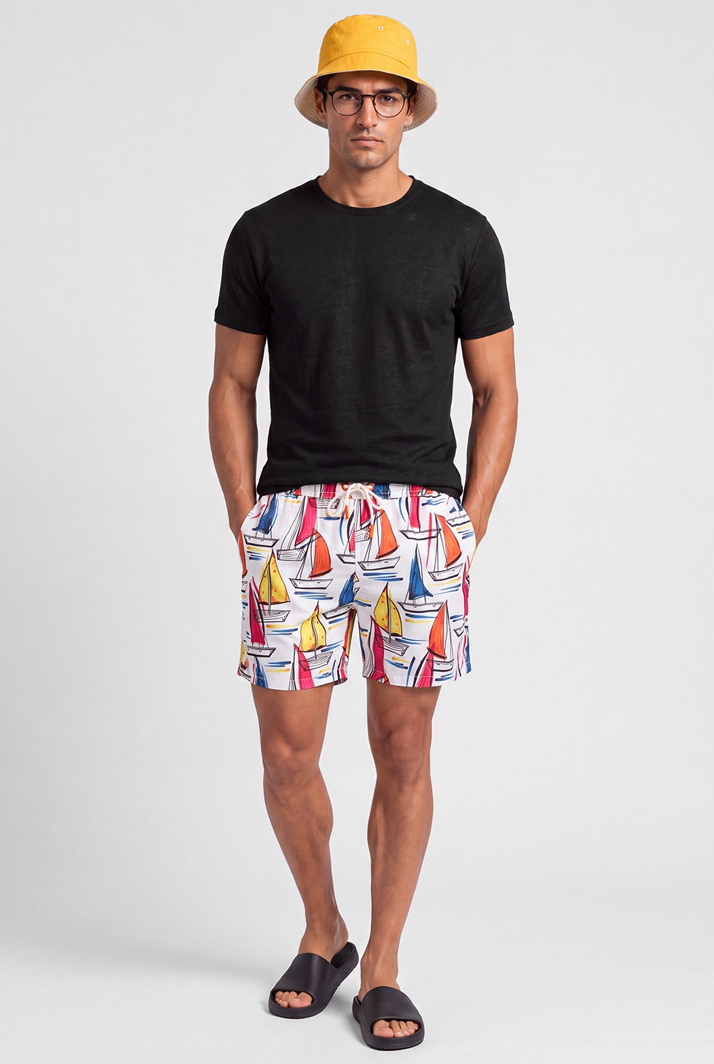 Black plain t-shirt 3