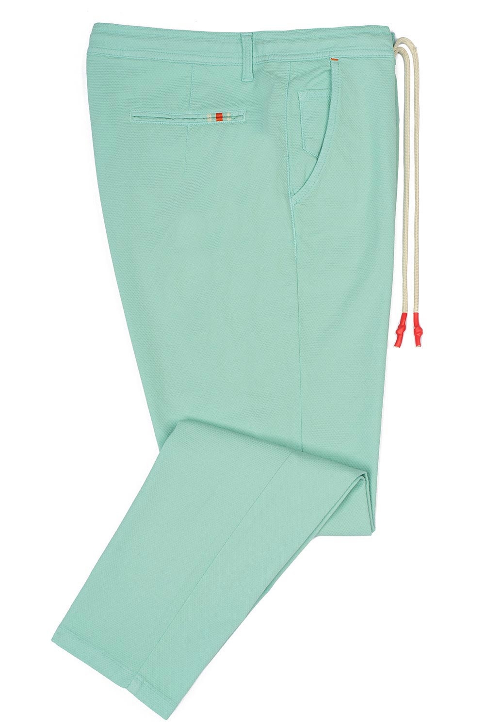 Baggy green plain trousers 1