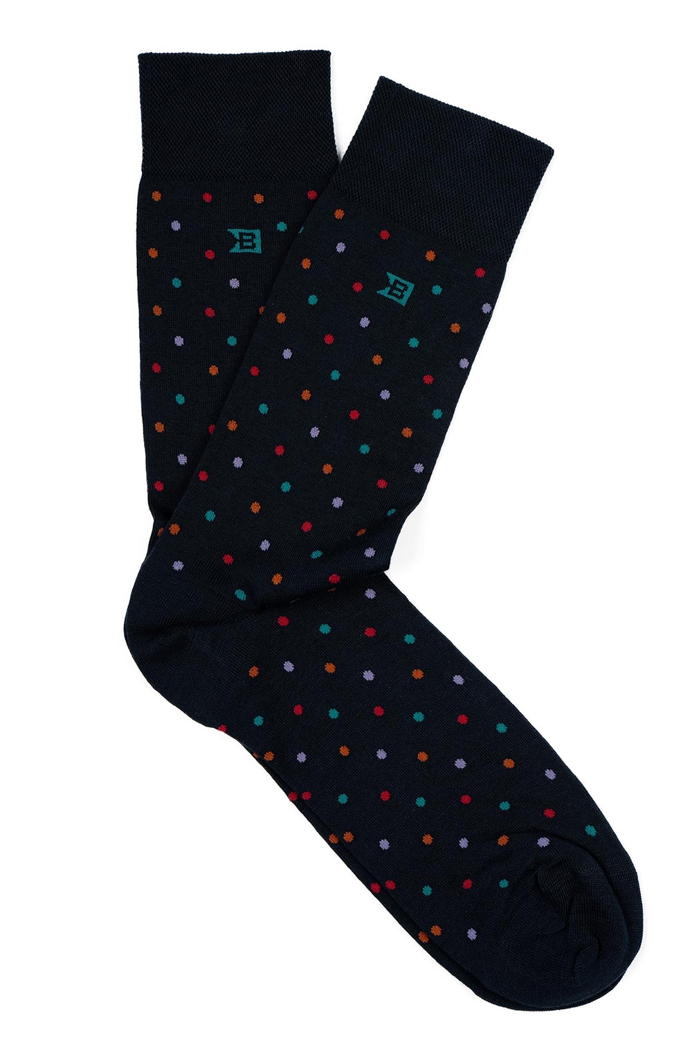 Sosete bleumarin print geometric 0