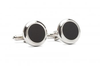 Silver cufflinks