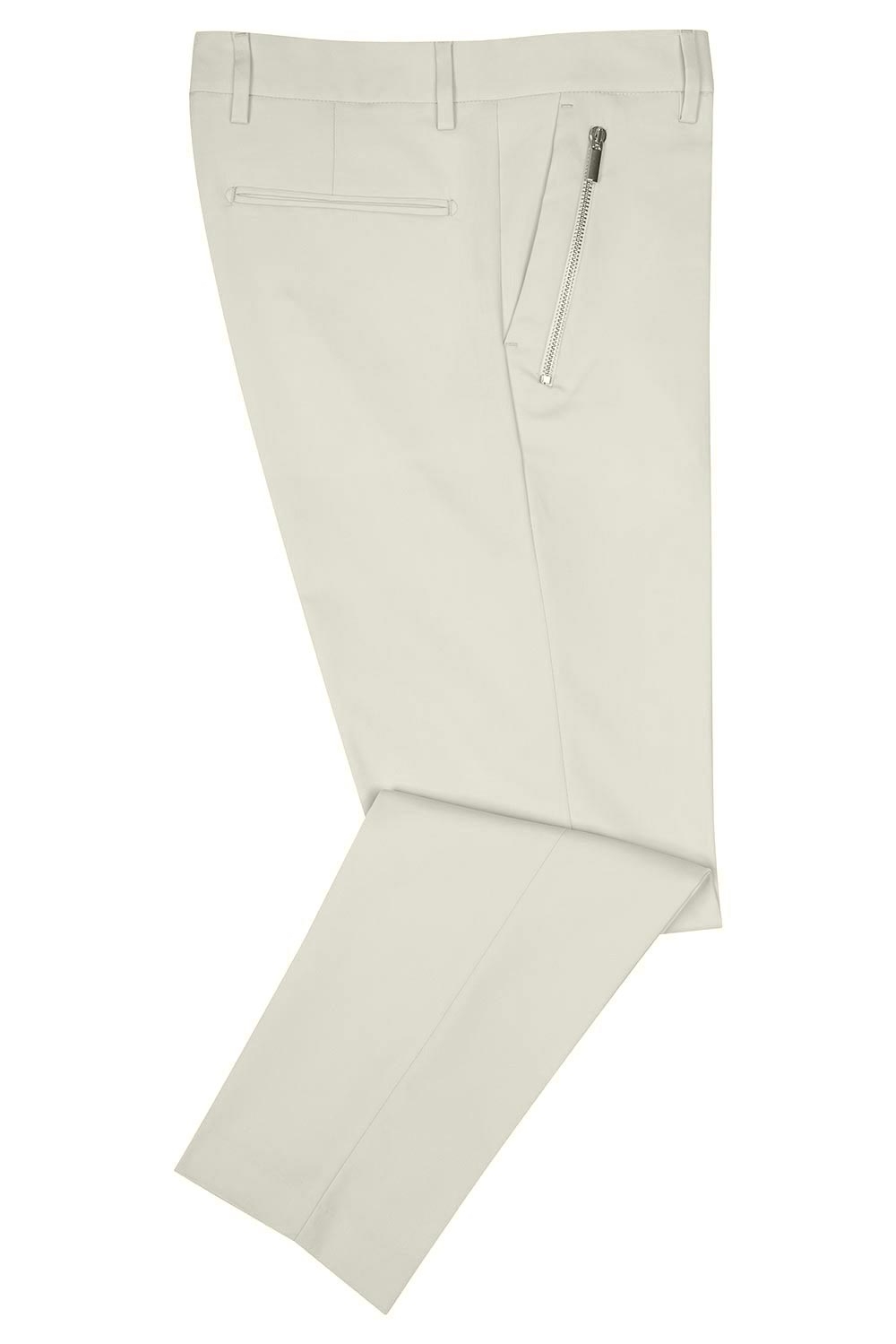 Pantaloni slim bej uni 0