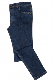Blugi slim albastri uni