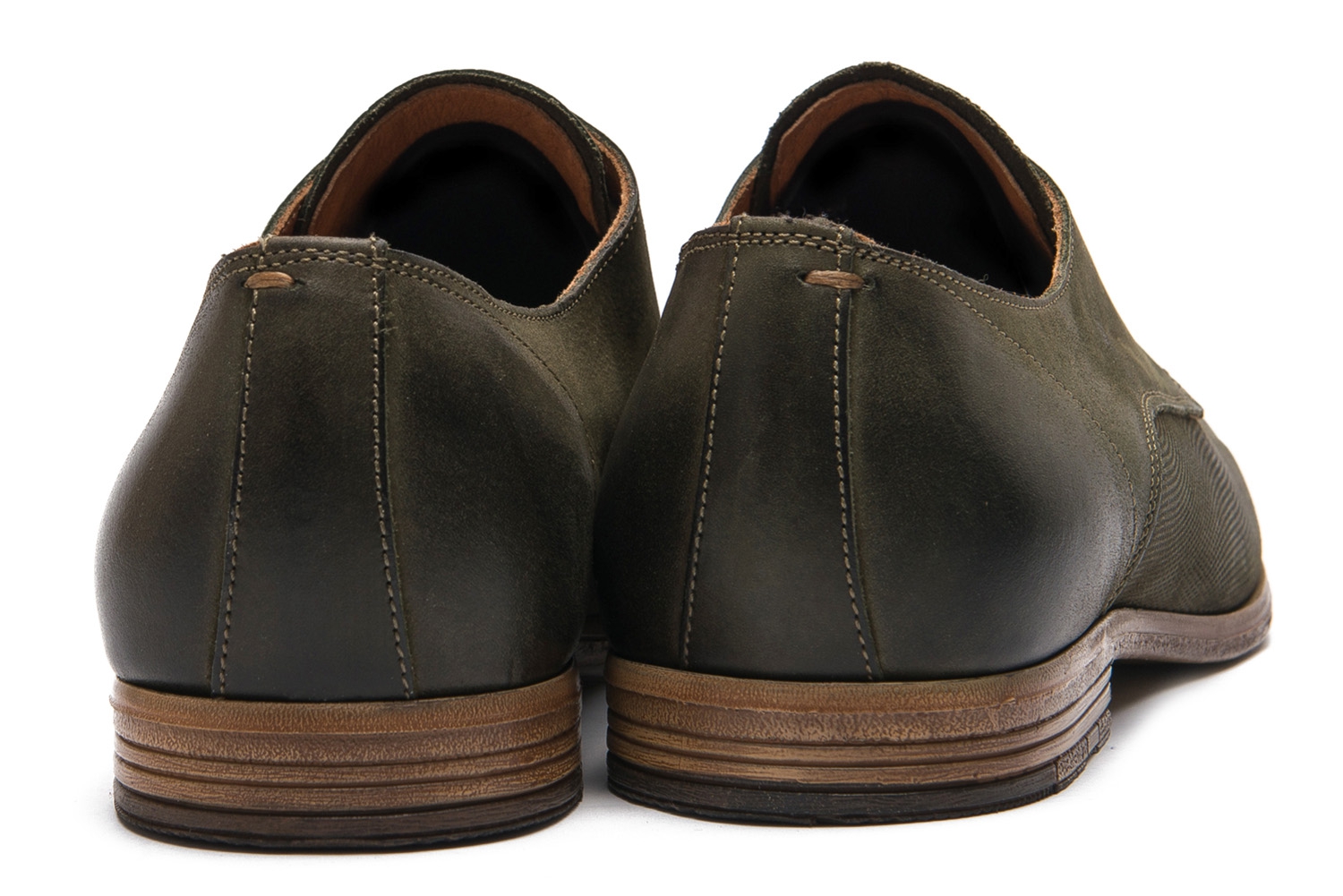 Pantofi verzi piele naturala 2