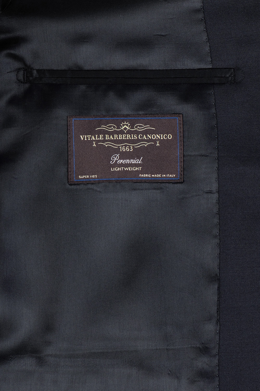 Slim body navy plain blazer 3