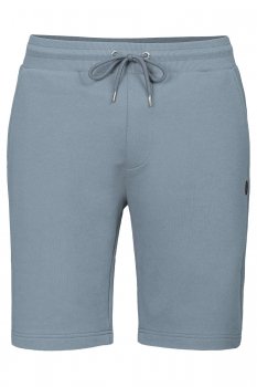 Pantaloni scurti slim gri uni