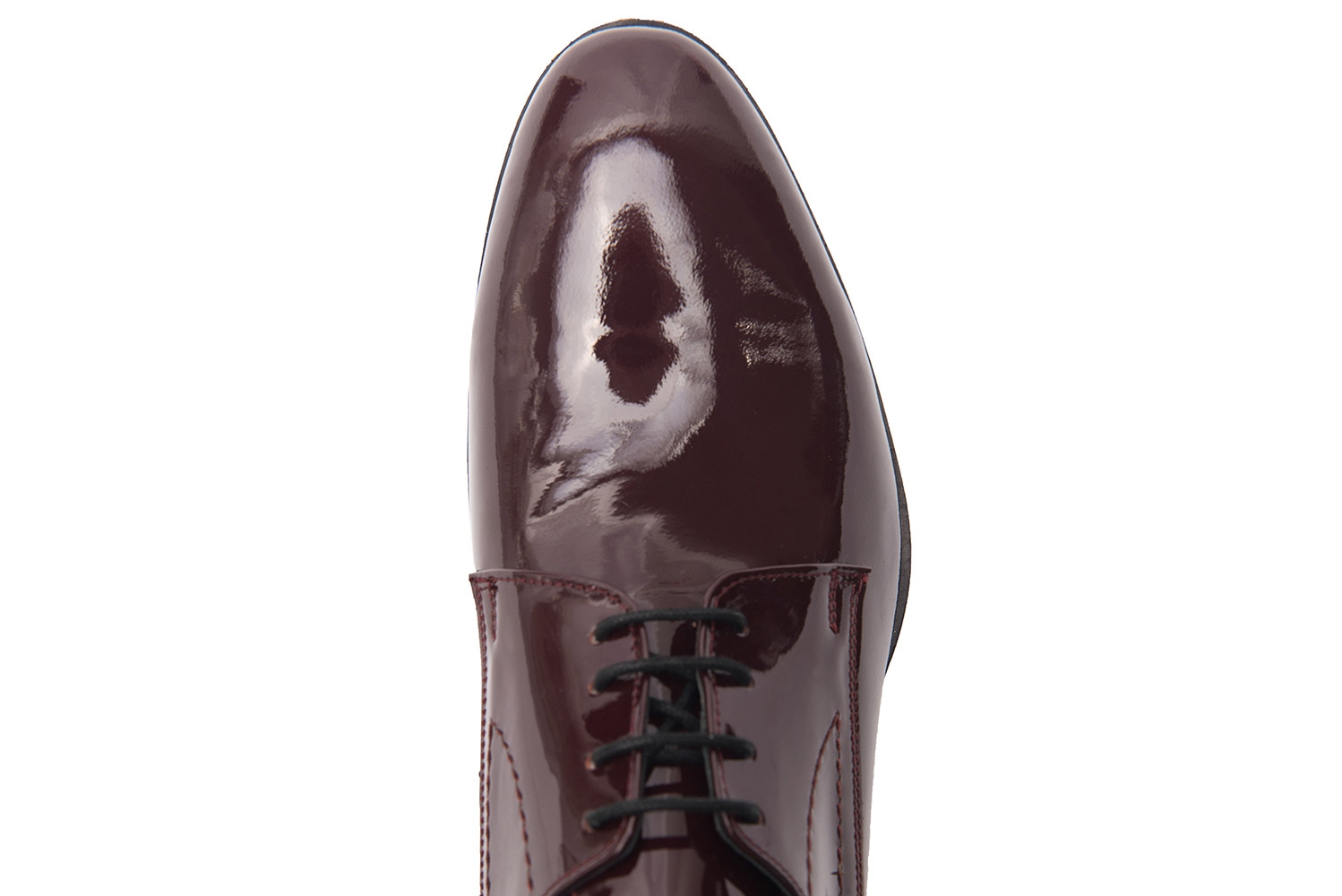 Burgundy genuine leather shoes 3