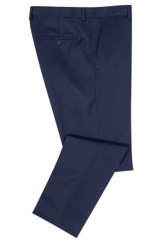 Pantaloni conti albastri uni