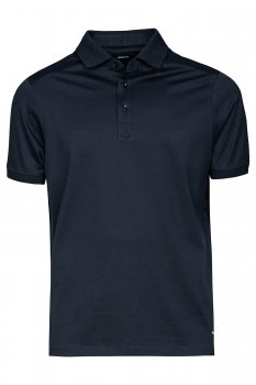 Tricou polo slim bleumarin uni