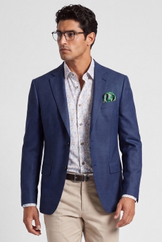 Sacou bleumarin uni