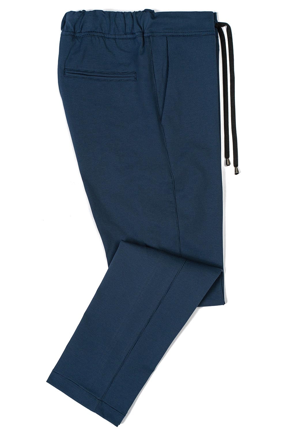 Slim body blue plain trousers 0
