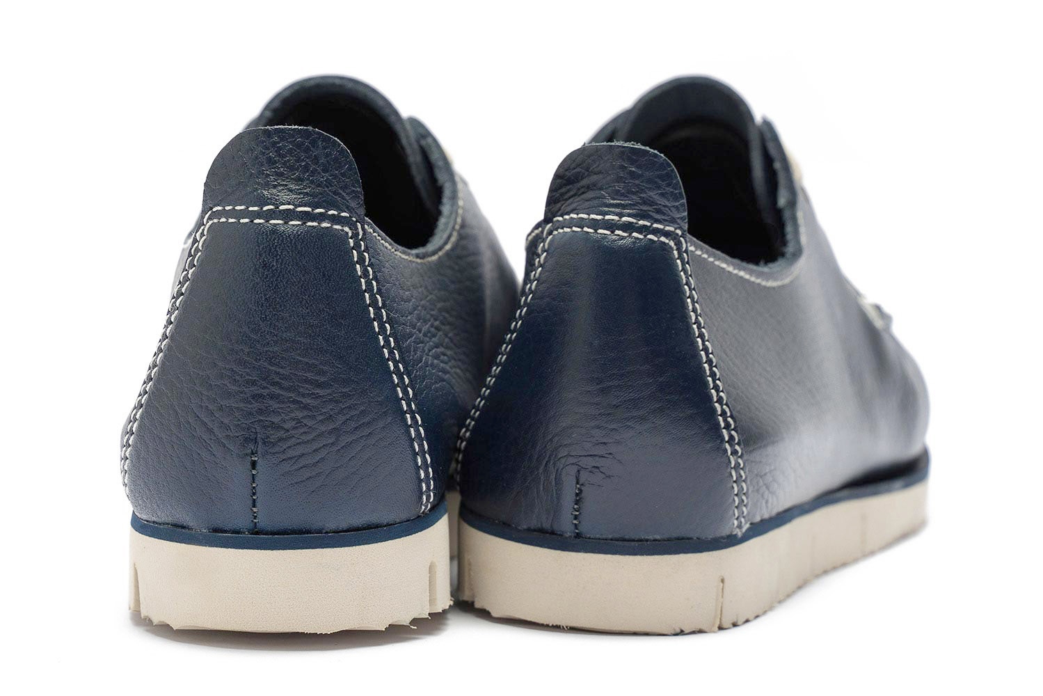 Boat shoes bleumarin piele naturala 2