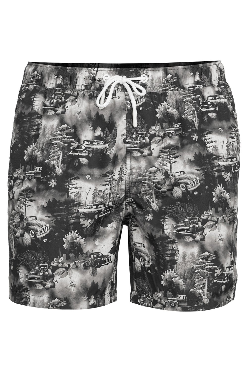 Short negru print 0
