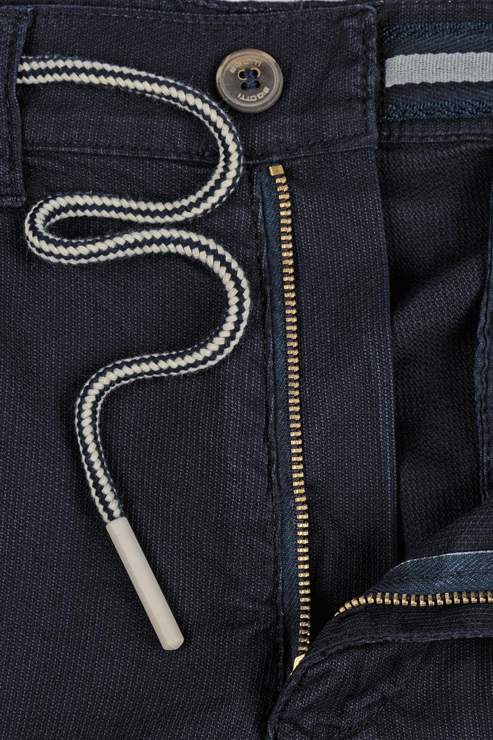 Pantaloni baggy bleumarin uni 1