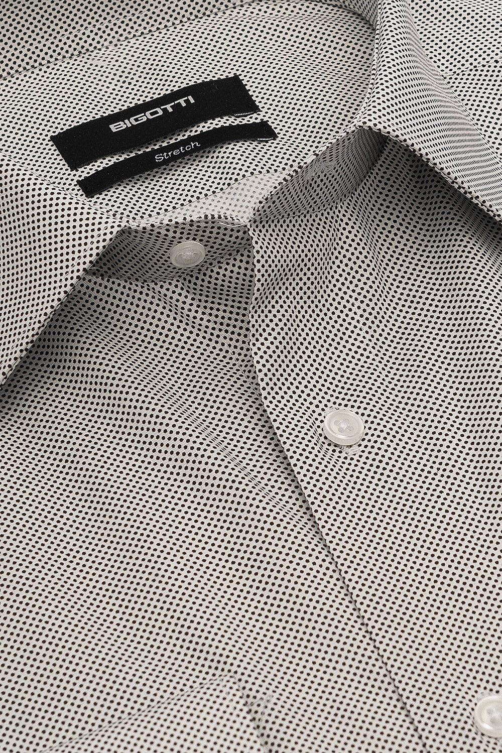 Camasa shaped alba print geometric 1