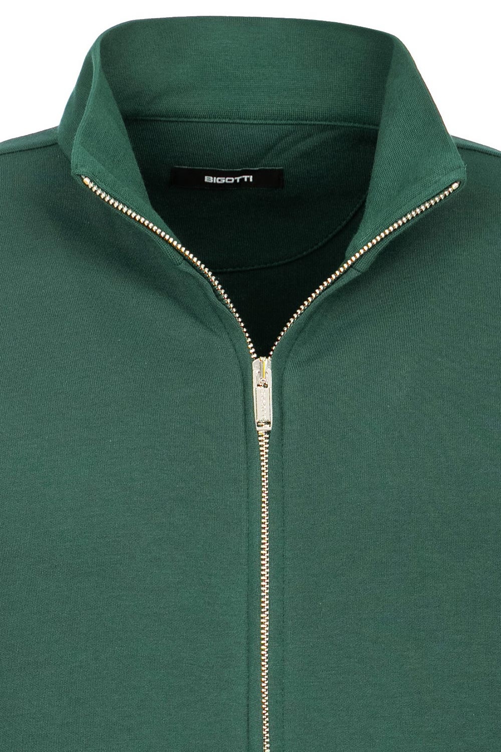 Hanorac slim verde uni 1