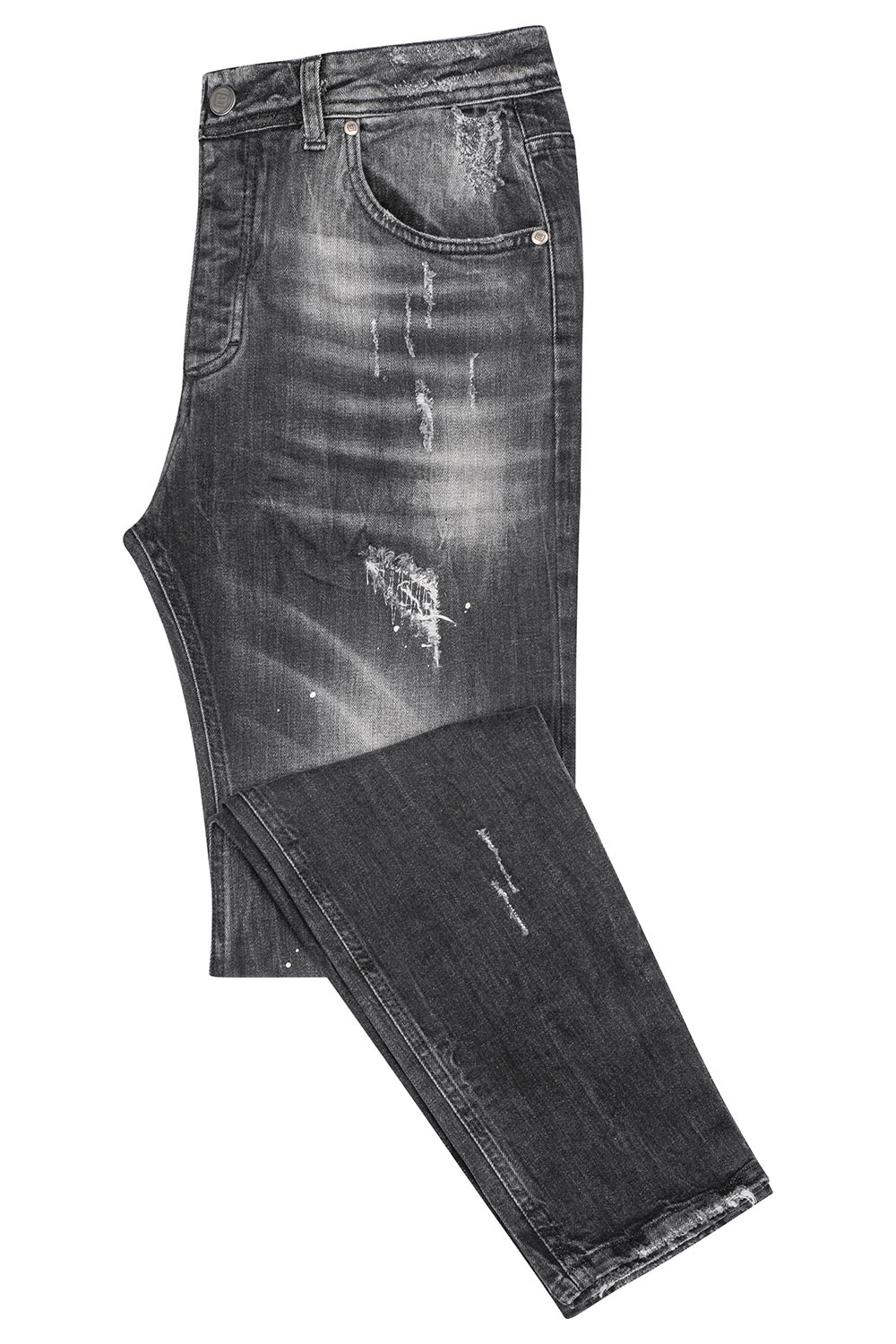 Blugi slim gri 0