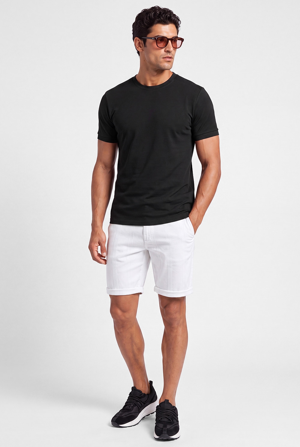 Black plain t-shirt 4