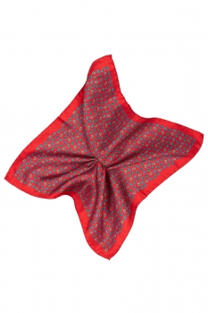 Red pocket square