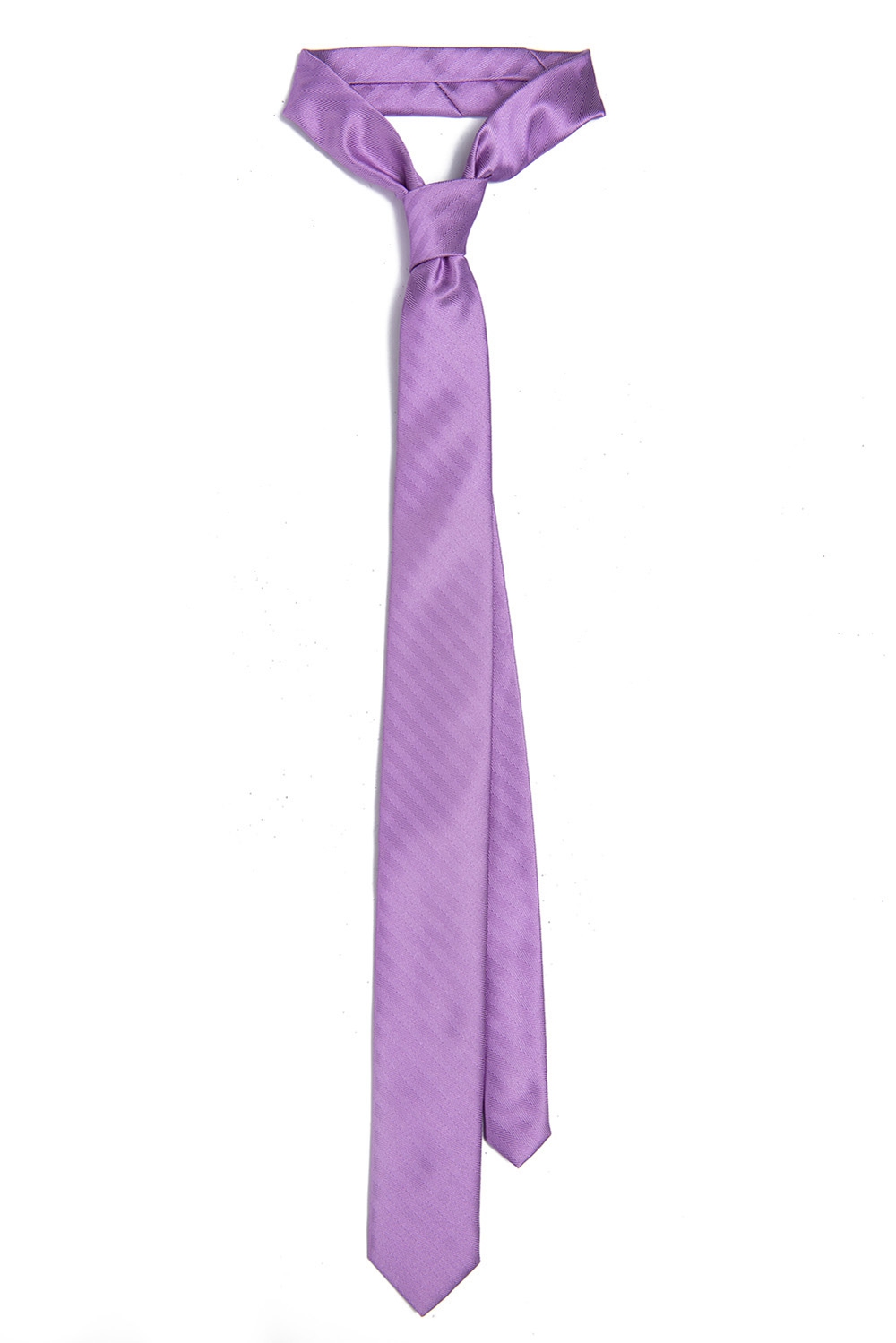 Cravata 100% poliester lila structuri 0