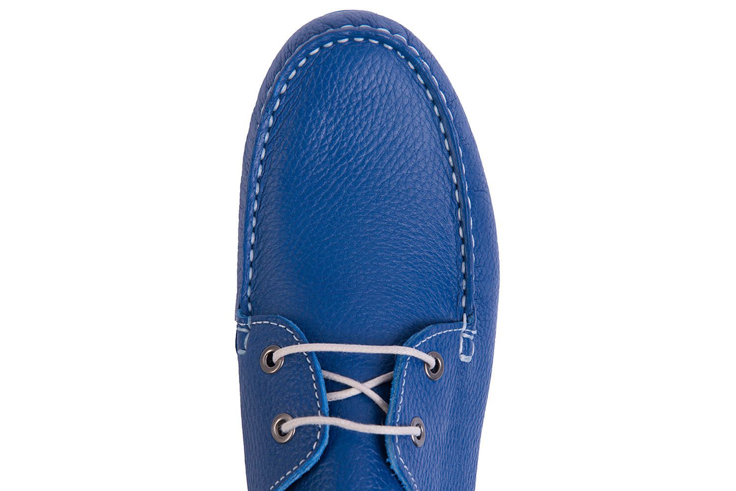 Pantofi albastri piele naturala 3