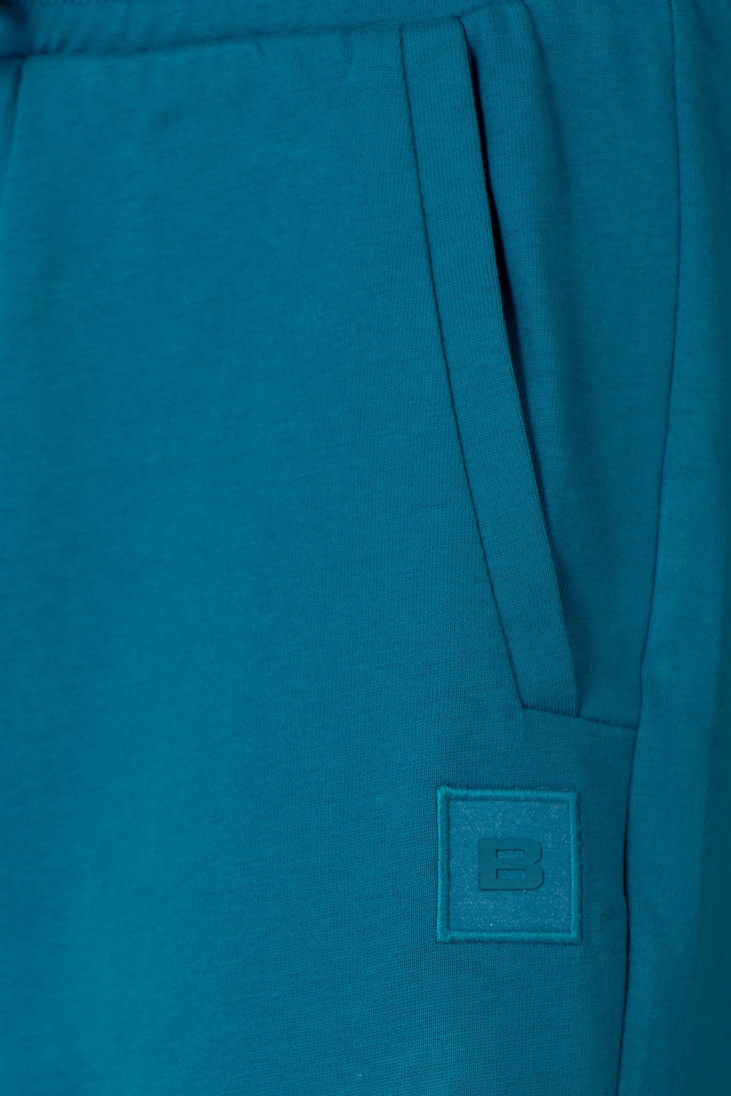 Pantaloni scurti slim albastri uni 1