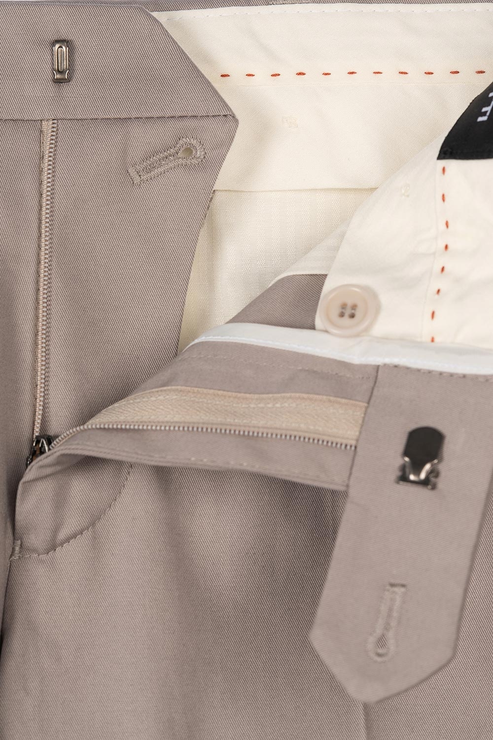 Pantaloni slim gri uni 1