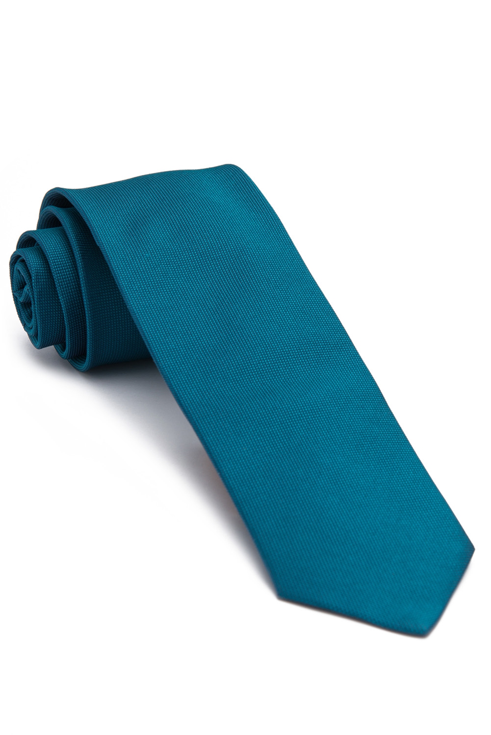 Cravata matase tesuta aqua uni 0