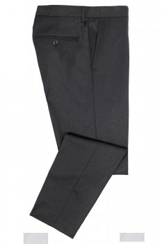 Pantaloni conti slim negri uni