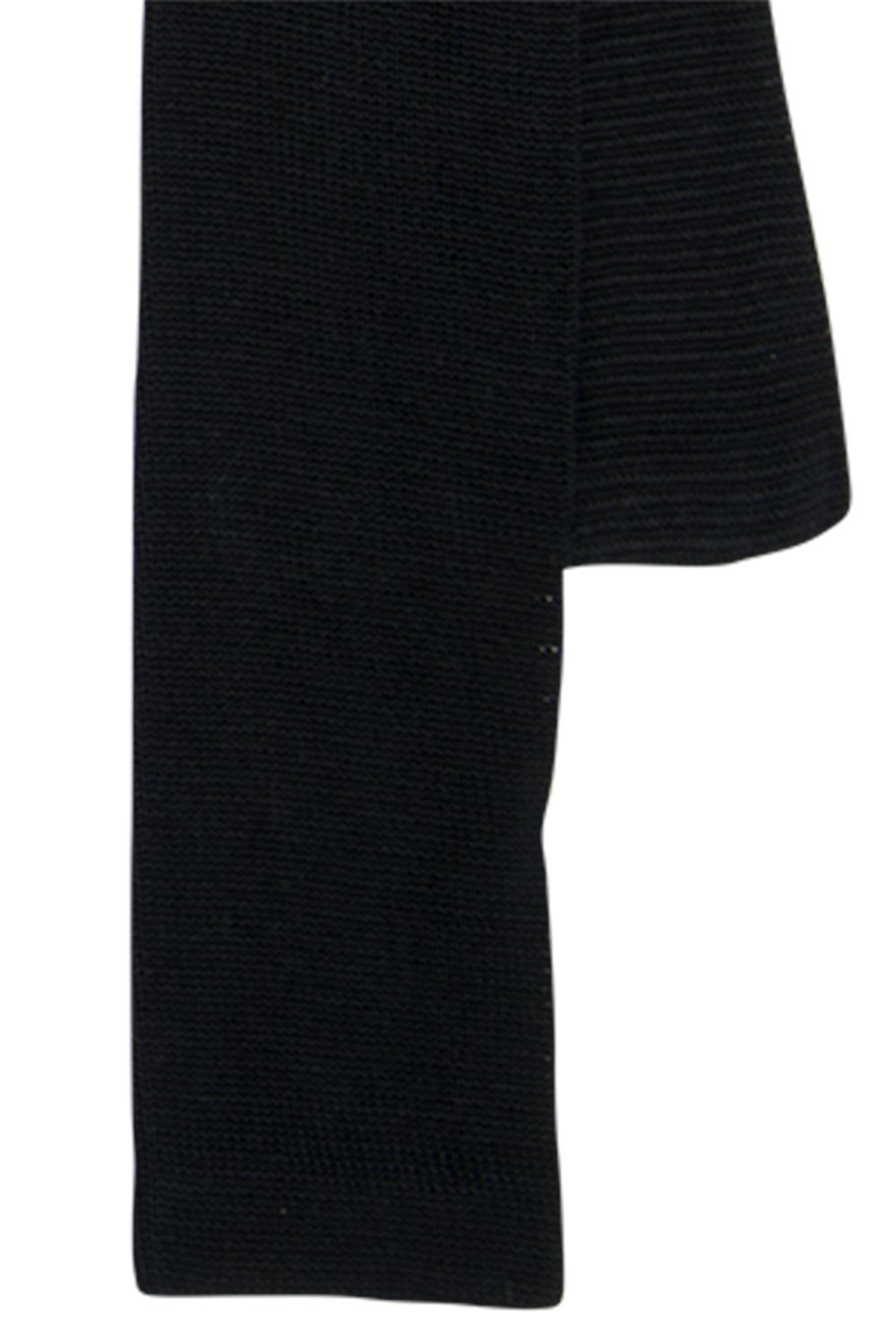 Cravata tricotata neagra structuri 3