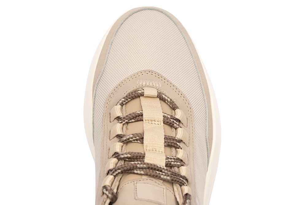 Sneakers bej piele naturala 2