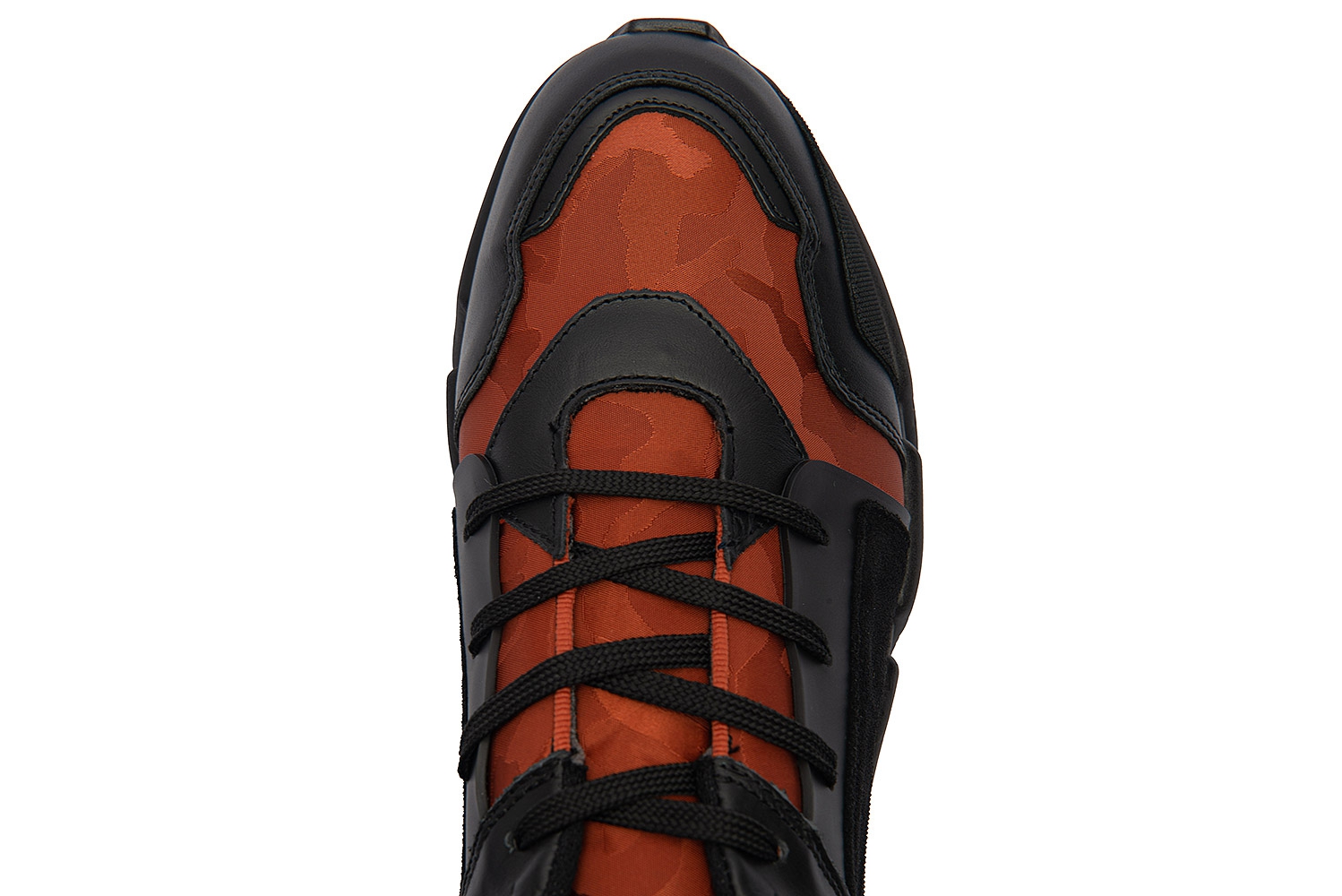 Sneakers Oranj Piele si textil 3
