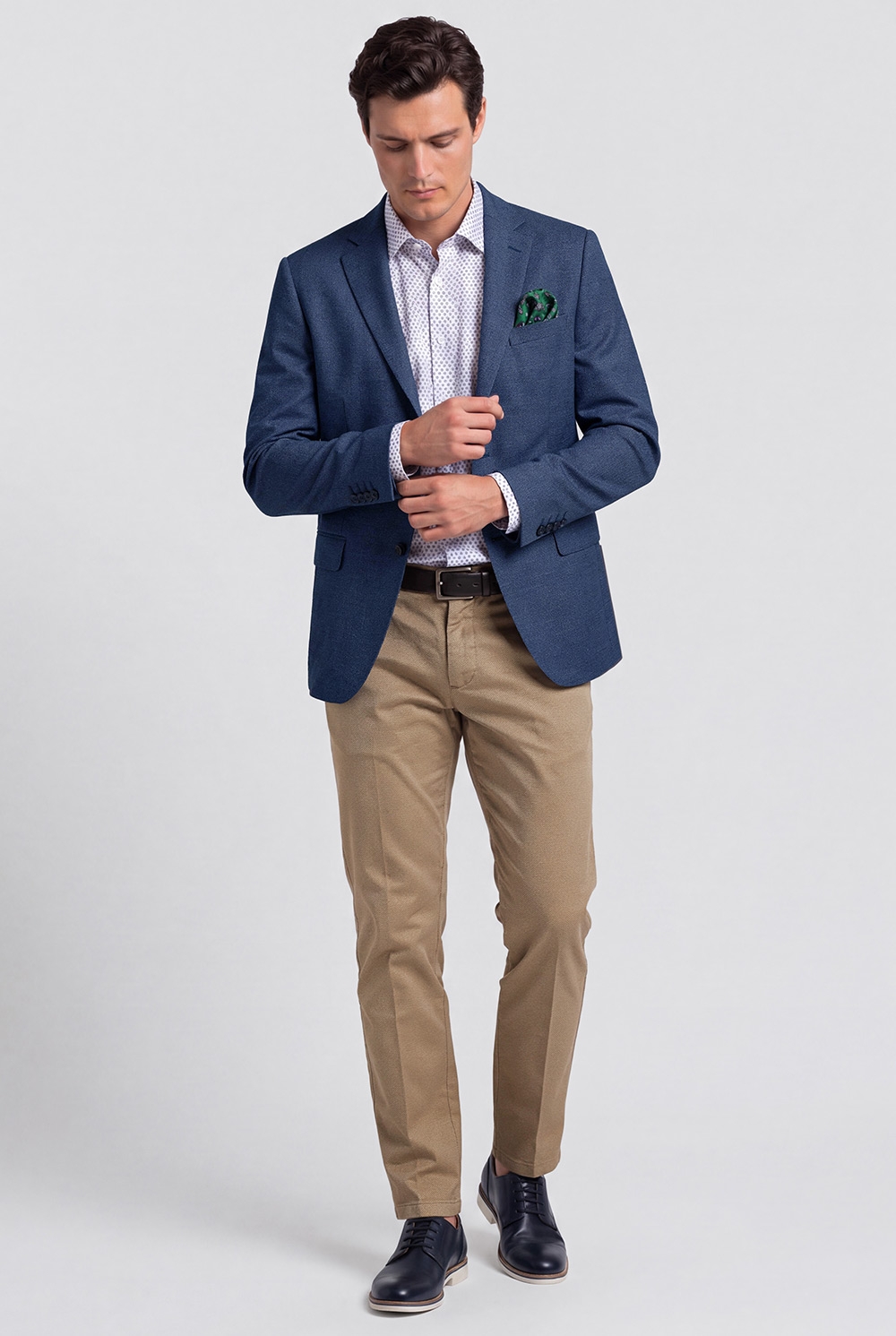 Sacou bleumarin uni 4
