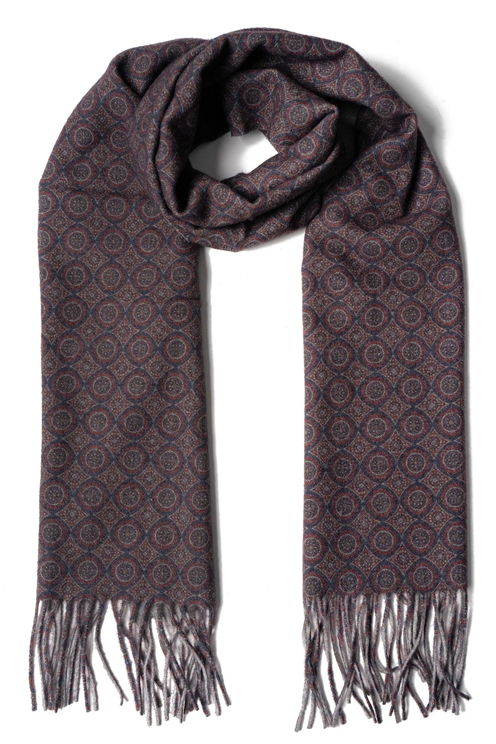 Esarfa grena print geometric 0