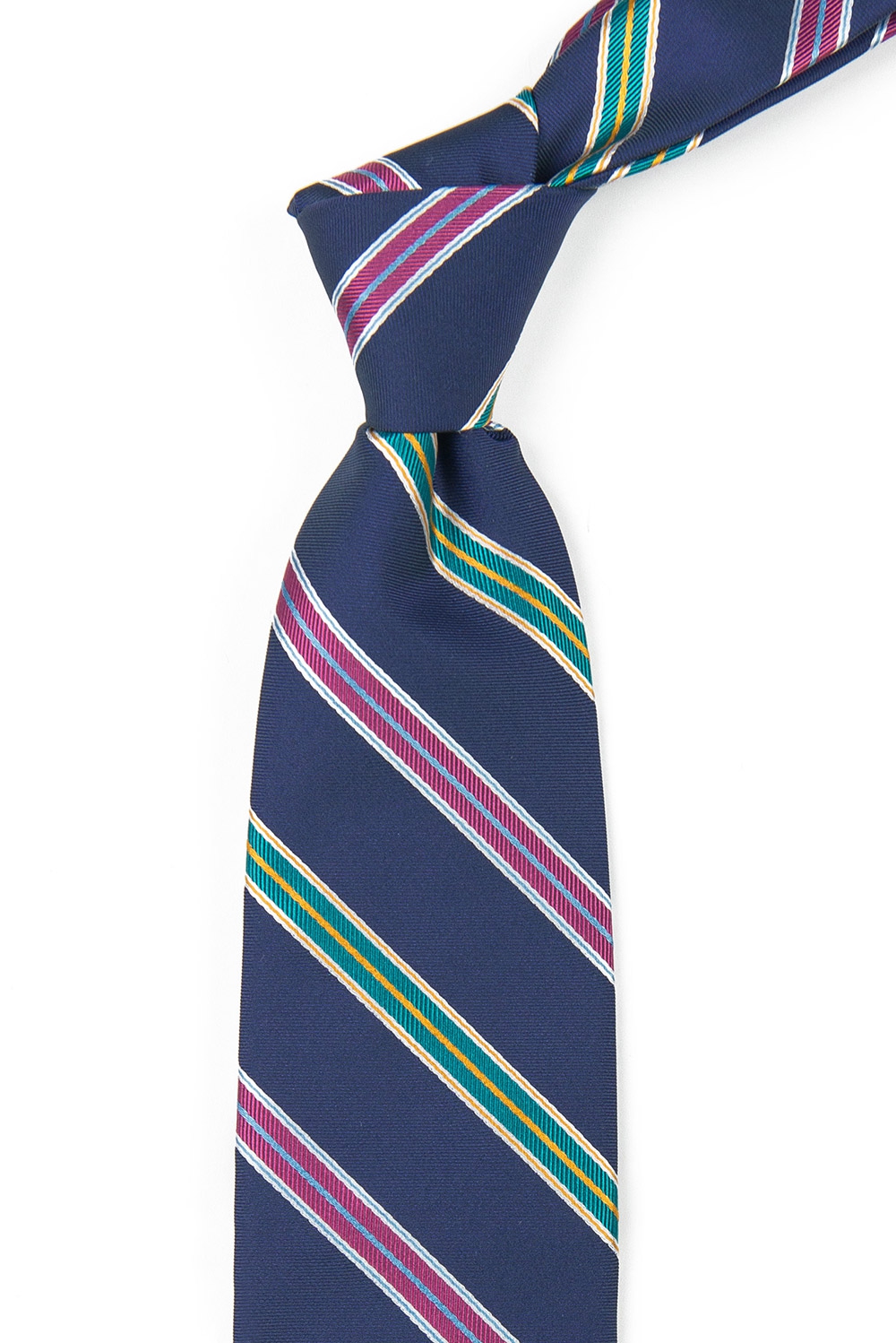 Cravata bleumarin cu dungi 1