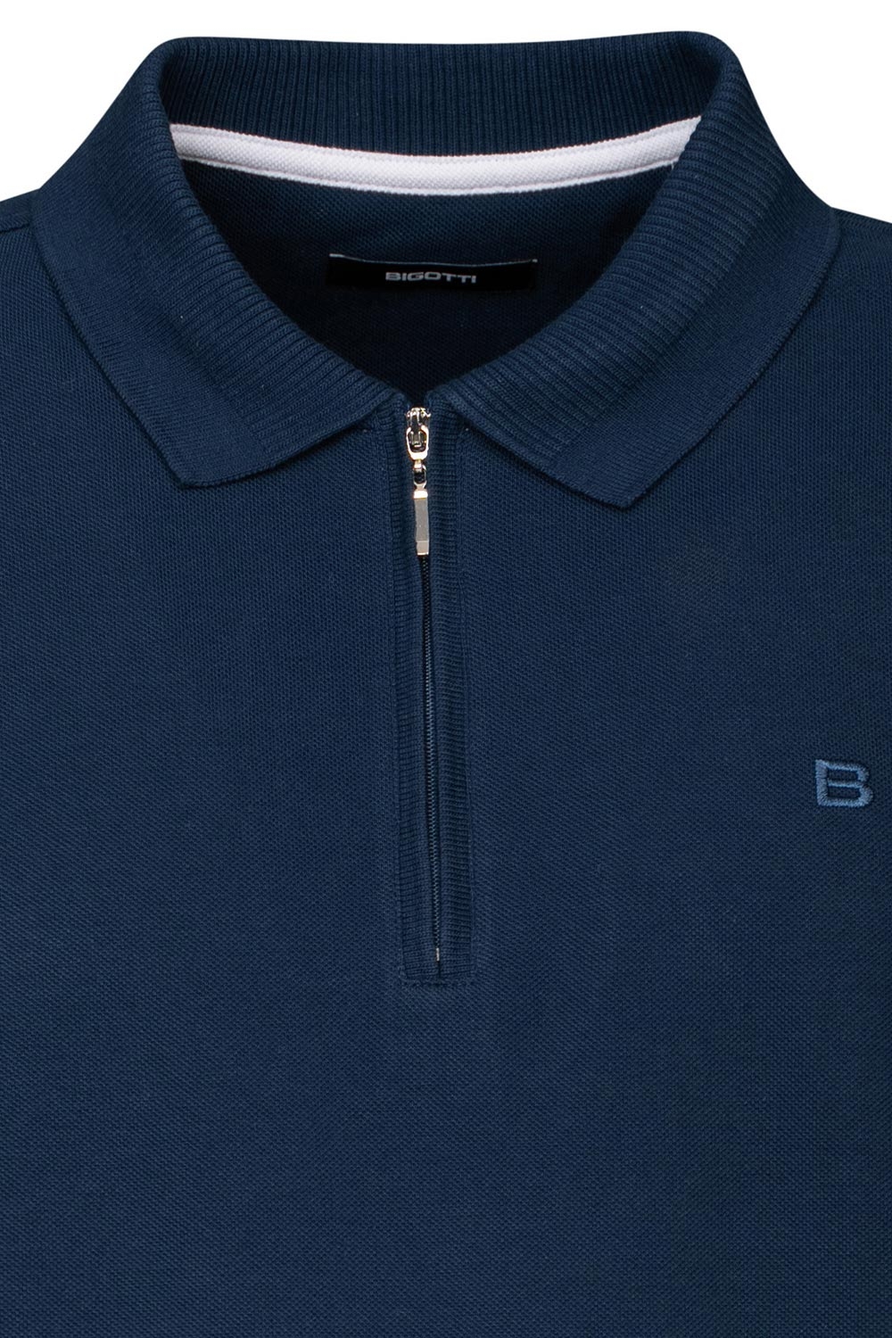 Tricou polo slim bleumarin uni 1