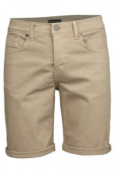Pantaloni scurti slim bej uni
