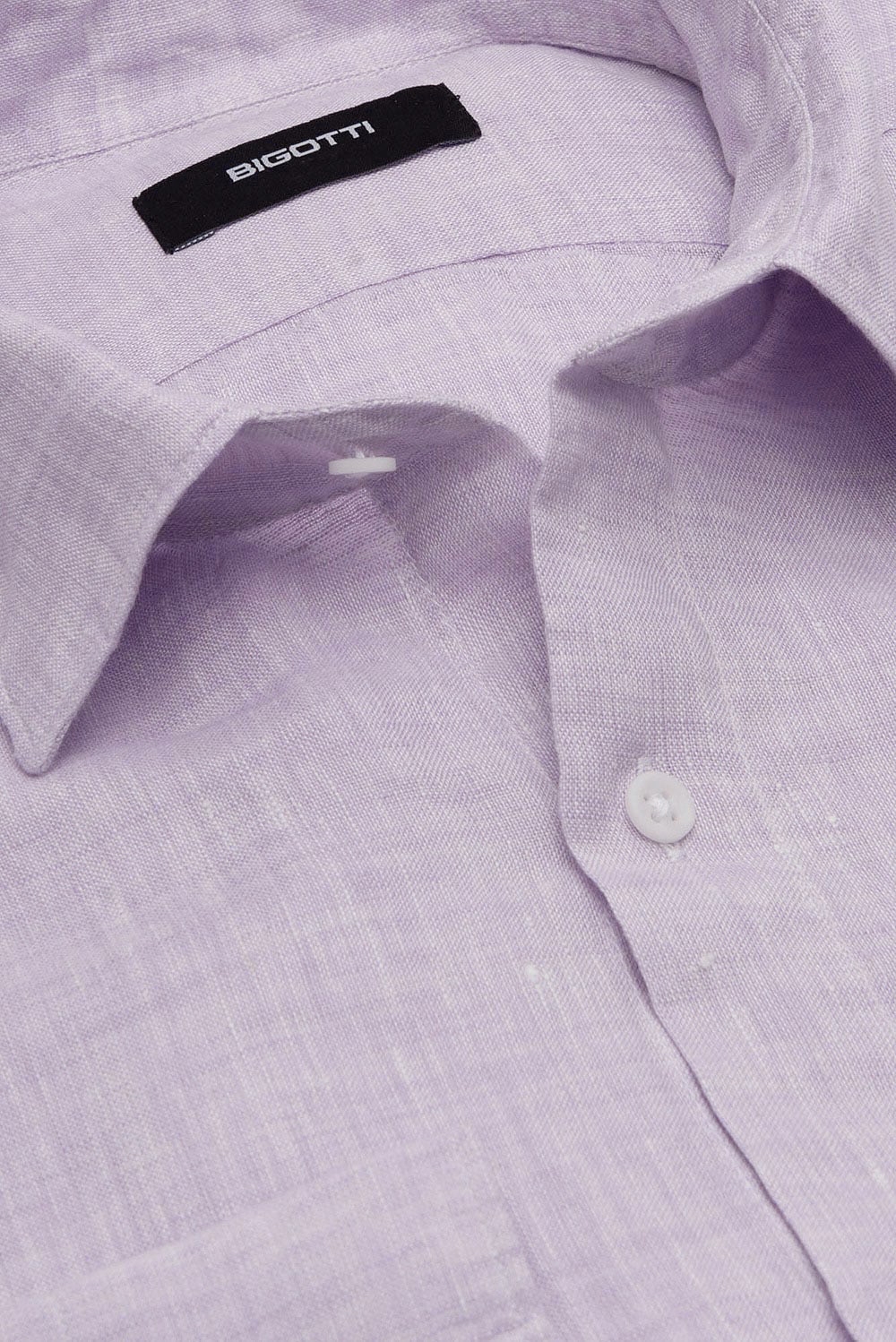 Camasa din in shaped lila uni 1