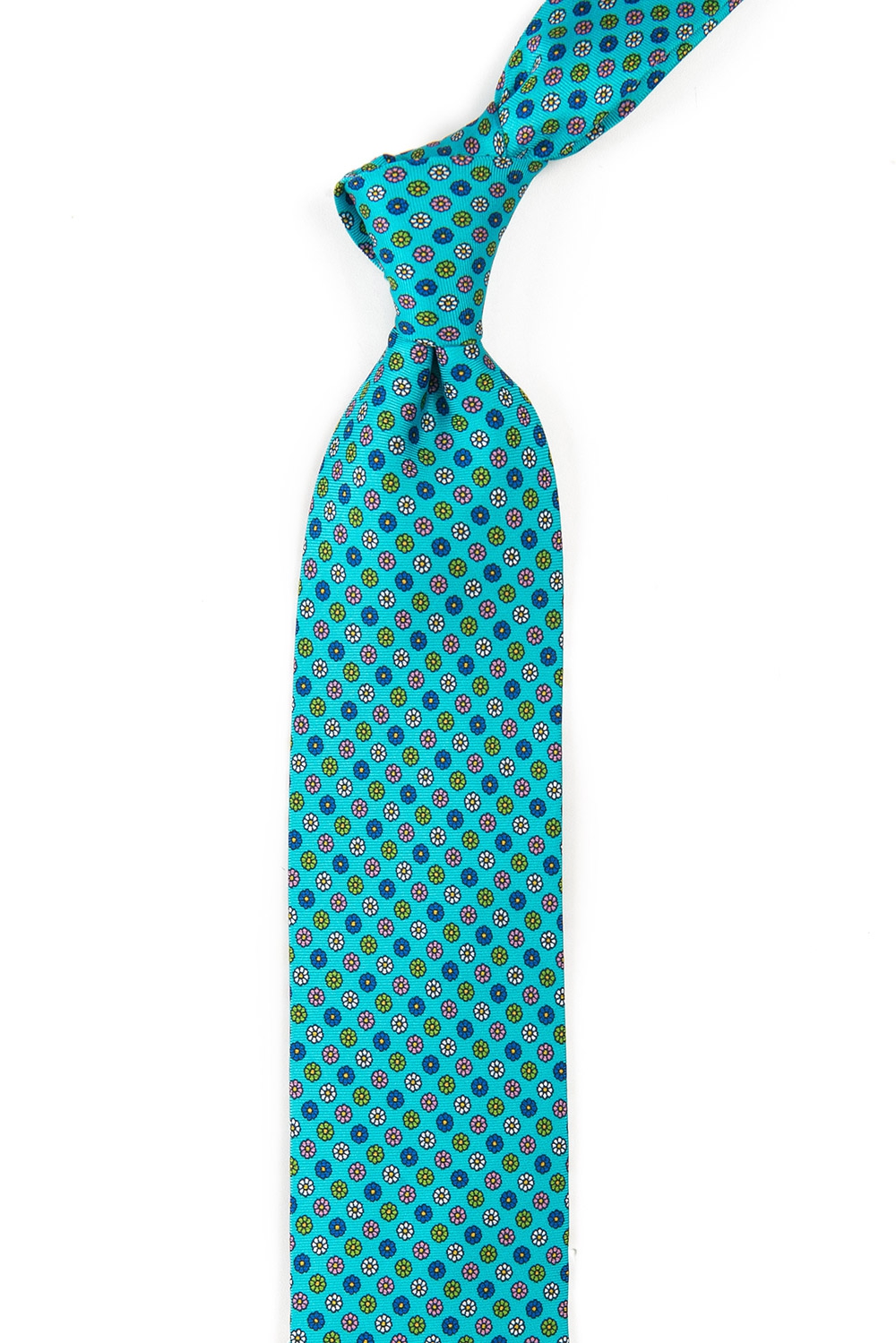 Blue Floral Tie 1