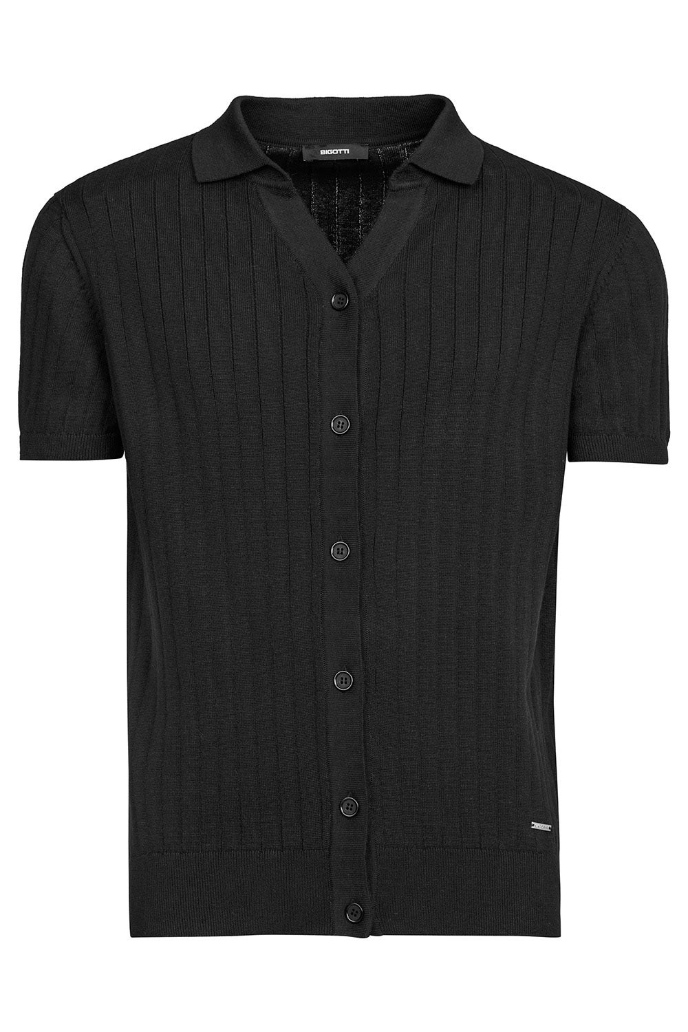 Black plain t-shirt 1